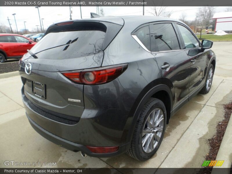 Machine Gray Metallic / Parchment 2020 Mazda CX-5 Grand Touring Reserve AWD