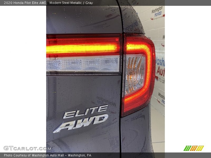 Modern Steel Metallic / Gray 2020 Honda Pilot Elite AWD