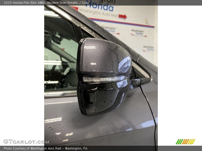 Modern Steel Metallic / Gray 2020 Honda Pilot Elite AWD