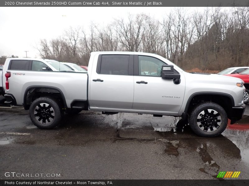  2020 Silverado 2500HD Custom Crew Cab 4x4 Silver Ice Metallic