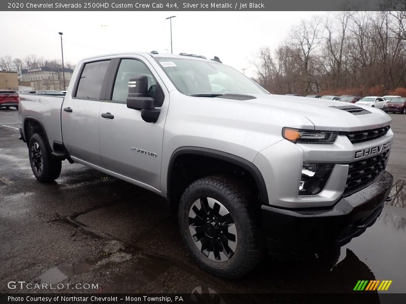  2020 Silverado 2500HD Custom Crew Cab 4x4 Silver Ice Metallic
