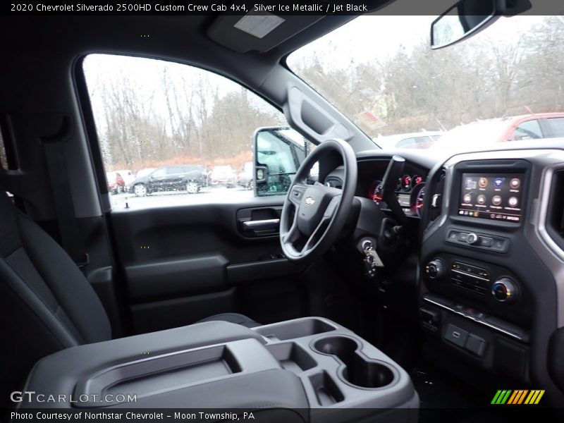 Silver Ice Metallic / Jet Black 2020 Chevrolet Silverado 2500HD Custom Crew Cab 4x4