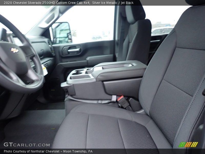Silver Ice Metallic / Jet Black 2020 Chevrolet Silverado 2500HD Custom Crew Cab 4x4