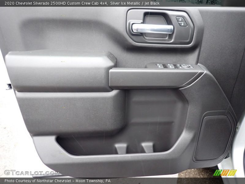Silver Ice Metallic / Jet Black 2020 Chevrolet Silverado 2500HD Custom Crew Cab 4x4
