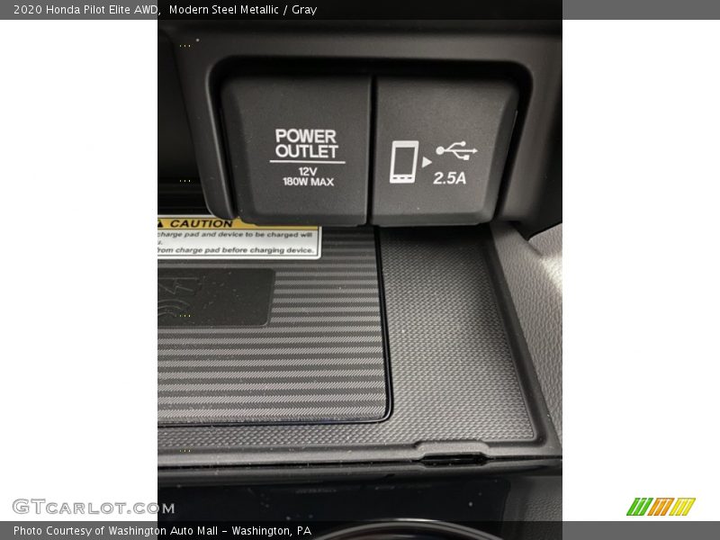 Modern Steel Metallic / Gray 2020 Honda Pilot Elite AWD