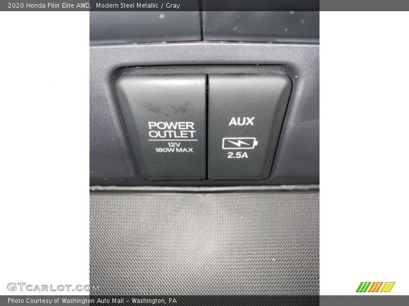 Modern Steel Metallic / Gray 2020 Honda Pilot Elite AWD