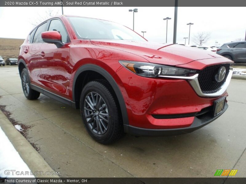 Soul Red Crystal Metallic / Black 2020 Mazda CX-5 Touring AWD