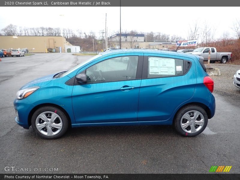 Caribbean Blue Metallic / Jet Black 2020 Chevrolet Spark LS