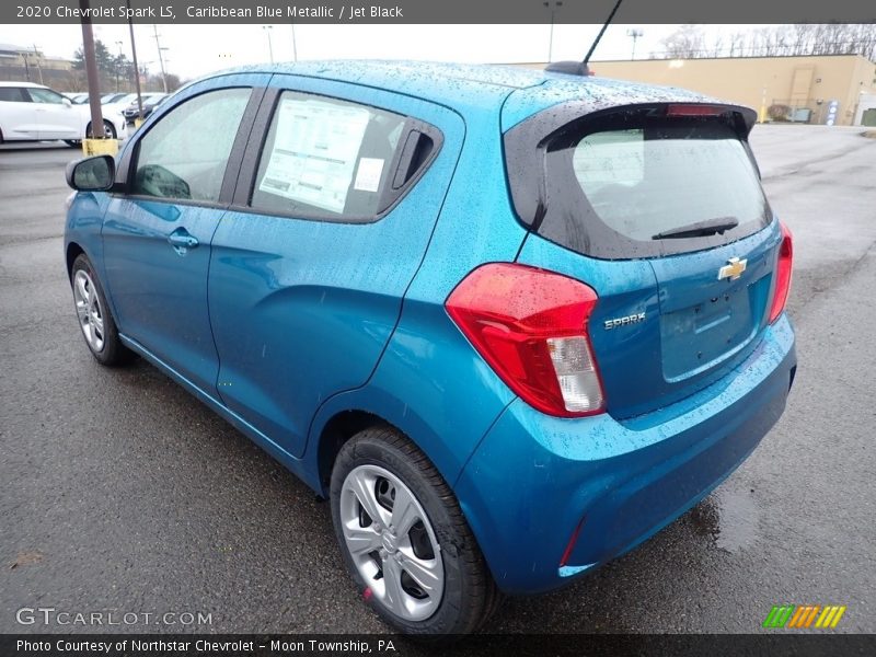 Caribbean Blue Metallic / Jet Black 2020 Chevrolet Spark LS