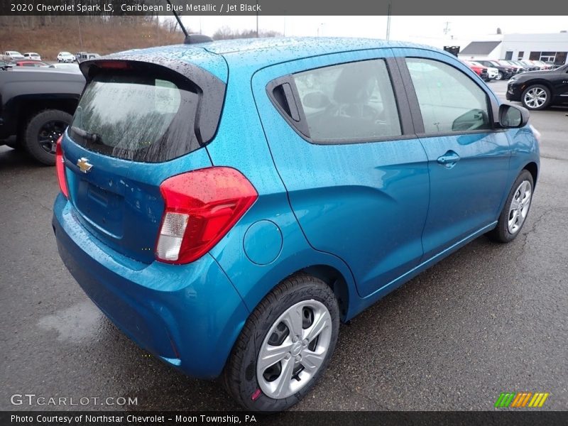 Caribbean Blue Metallic / Jet Black 2020 Chevrolet Spark LS