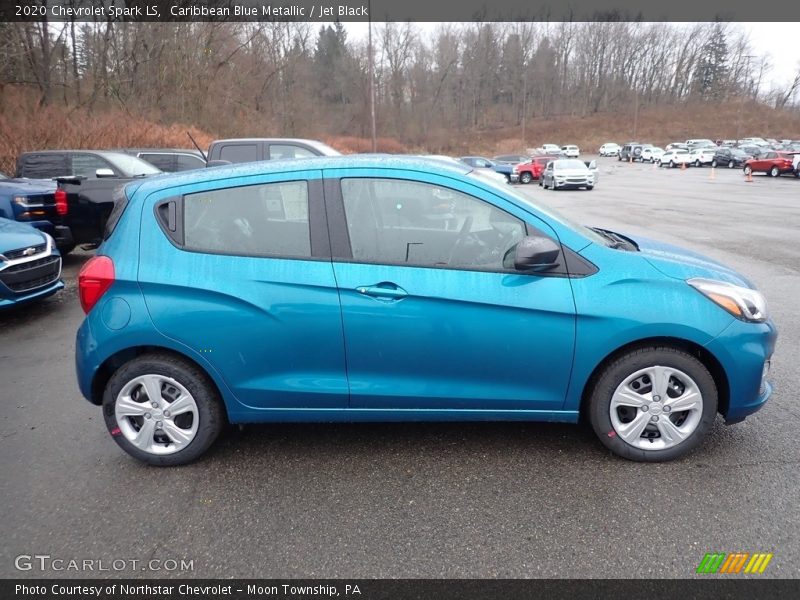 Caribbean Blue Metallic / Jet Black 2020 Chevrolet Spark LS