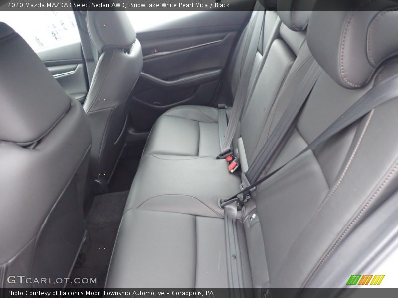 Snowflake White Pearl Mica / Black 2020 Mazda MAZDA3 Select Sedan AWD
