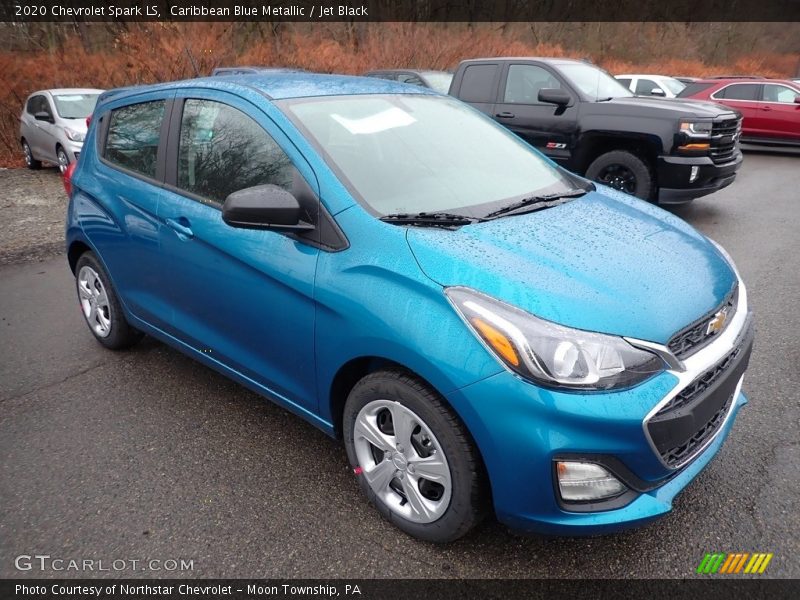 Caribbean Blue Metallic / Jet Black 2020 Chevrolet Spark LS