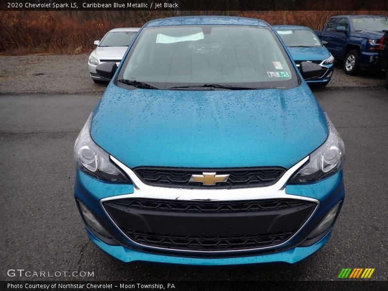 Caribbean Blue Metallic / Jet Black 2020 Chevrolet Spark LS