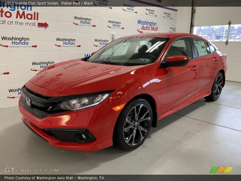 Rallye Red / Black 2020 Honda Civic Sport Sedan