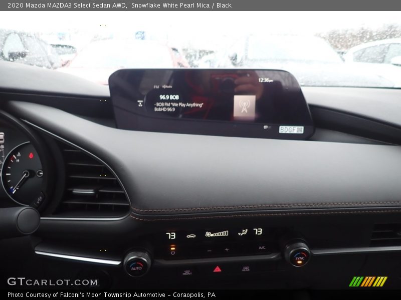 Snowflake White Pearl Mica / Black 2020 Mazda MAZDA3 Select Sedan AWD