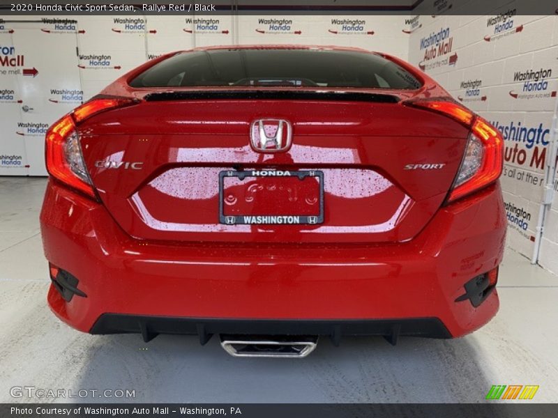 Rallye Red / Black 2020 Honda Civic Sport Sedan