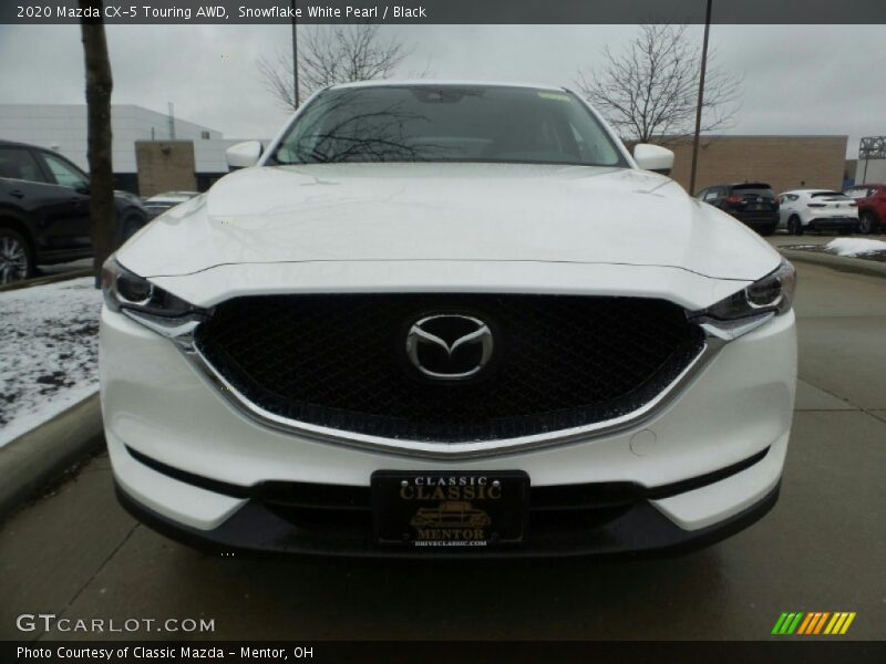 Snowflake White Pearl / Black 2020 Mazda CX-5 Touring AWD