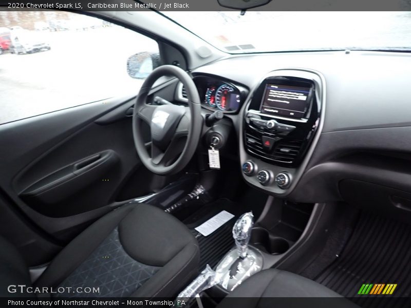 Caribbean Blue Metallic / Jet Black 2020 Chevrolet Spark LS