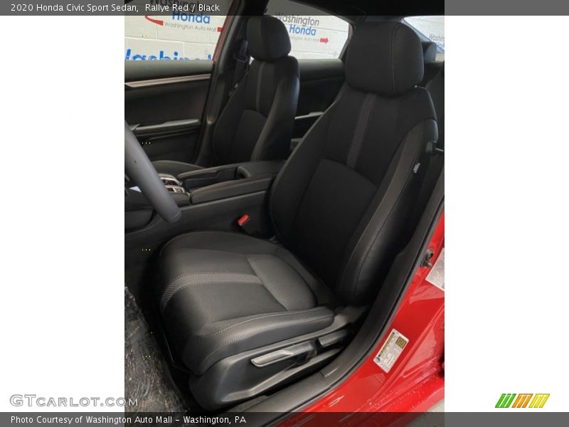 Rallye Red / Black 2020 Honda Civic Sport Sedan
