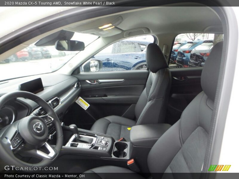 Snowflake White Pearl / Black 2020 Mazda CX-5 Touring AWD