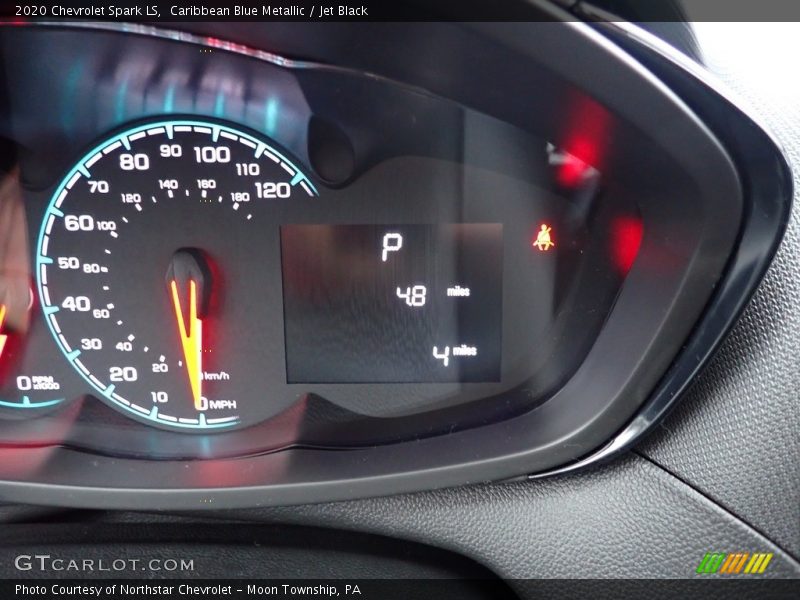 Caribbean Blue Metallic / Jet Black 2020 Chevrolet Spark LS