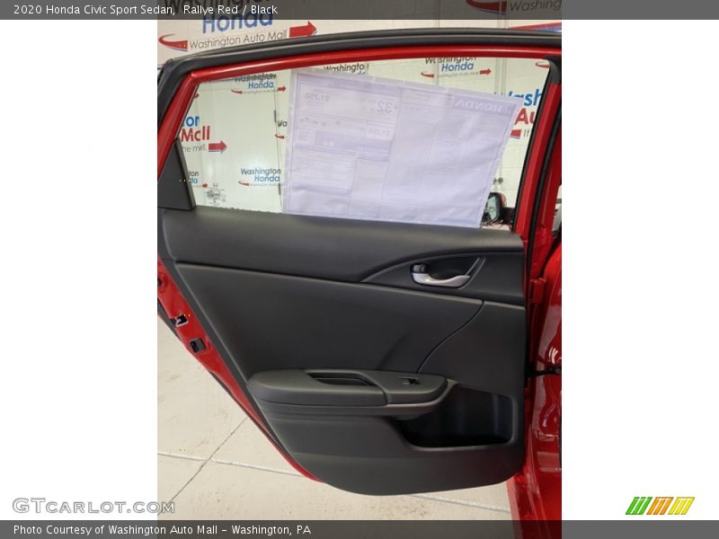 Rallye Red / Black 2020 Honda Civic Sport Sedan