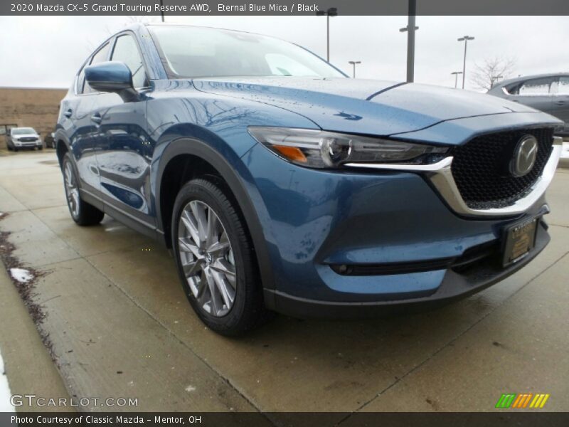 Eternal Blue Mica / Black 2020 Mazda CX-5 Grand Touring Reserve AWD