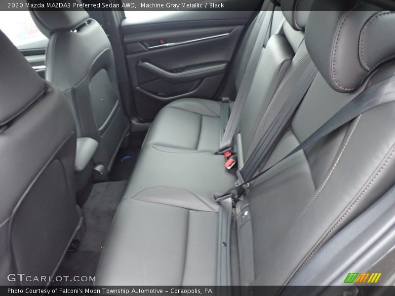 Machine Gray Metallic / Black 2020 Mazda MAZDA3 Preferred Sedan AWD