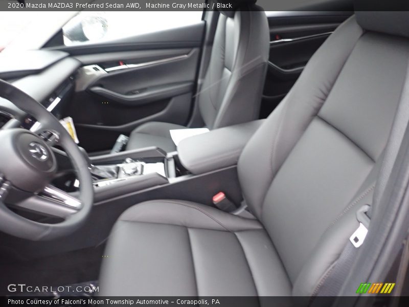 Machine Gray Metallic / Black 2020 Mazda MAZDA3 Preferred Sedan AWD