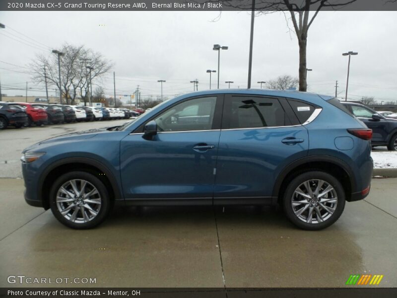 Eternal Blue Mica / Black 2020 Mazda CX-5 Grand Touring Reserve AWD