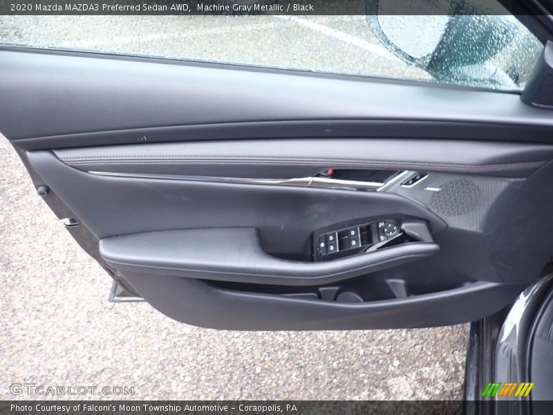 Machine Gray Metallic / Black 2020 Mazda MAZDA3 Preferred Sedan AWD