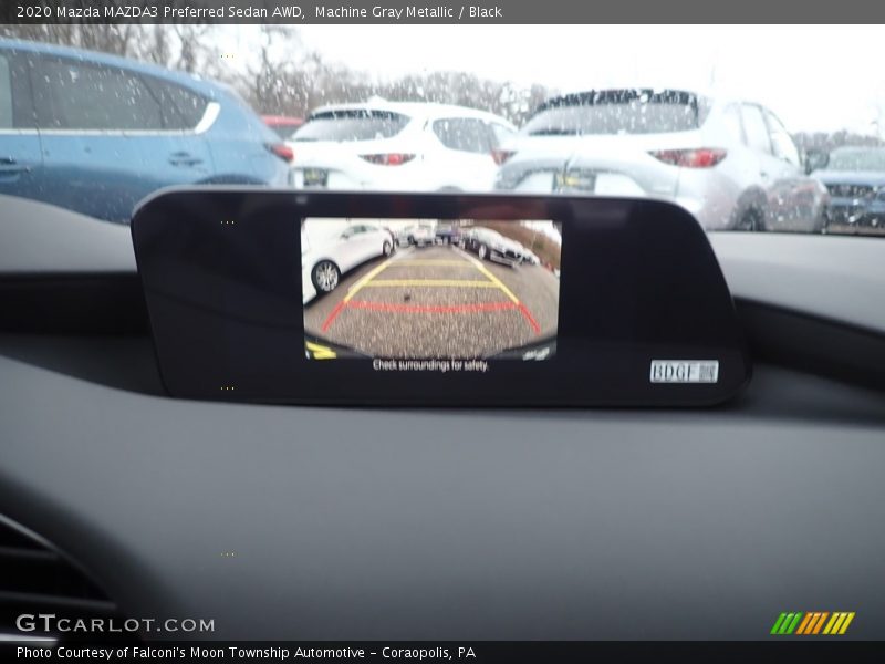 Machine Gray Metallic / Black 2020 Mazda MAZDA3 Preferred Sedan AWD