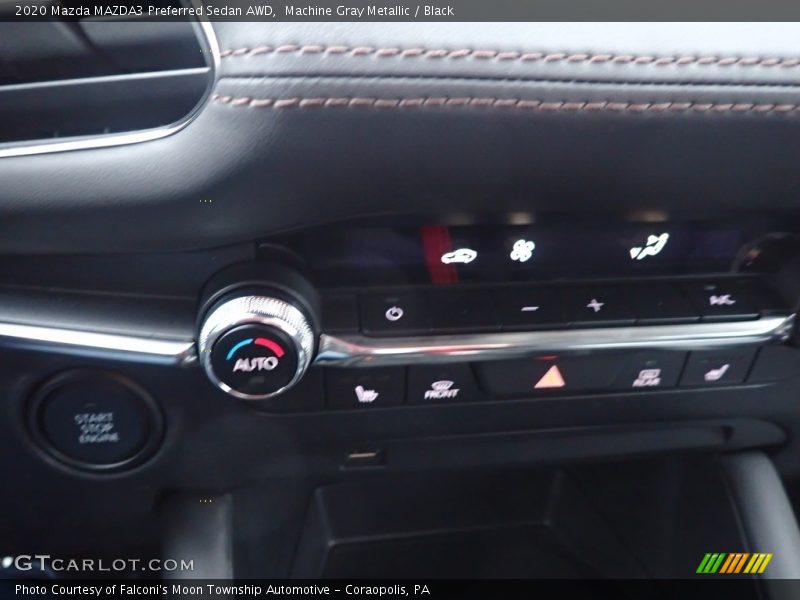 Machine Gray Metallic / Black 2020 Mazda MAZDA3 Preferred Sedan AWD