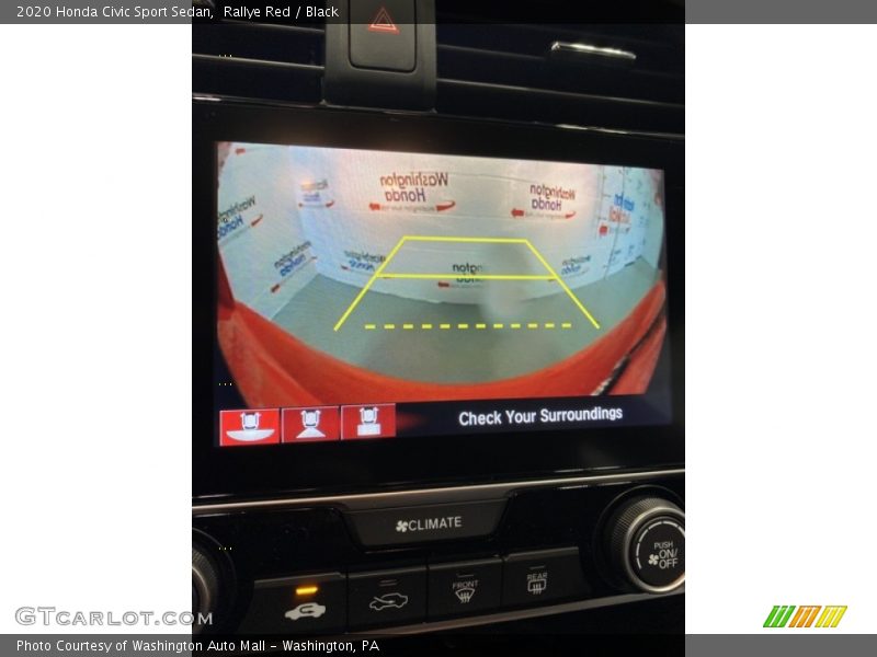 Rallye Red / Black 2020 Honda Civic Sport Sedan