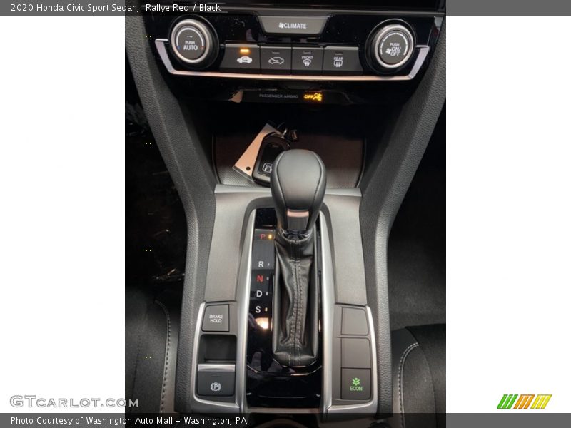 Rallye Red / Black 2020 Honda Civic Sport Sedan