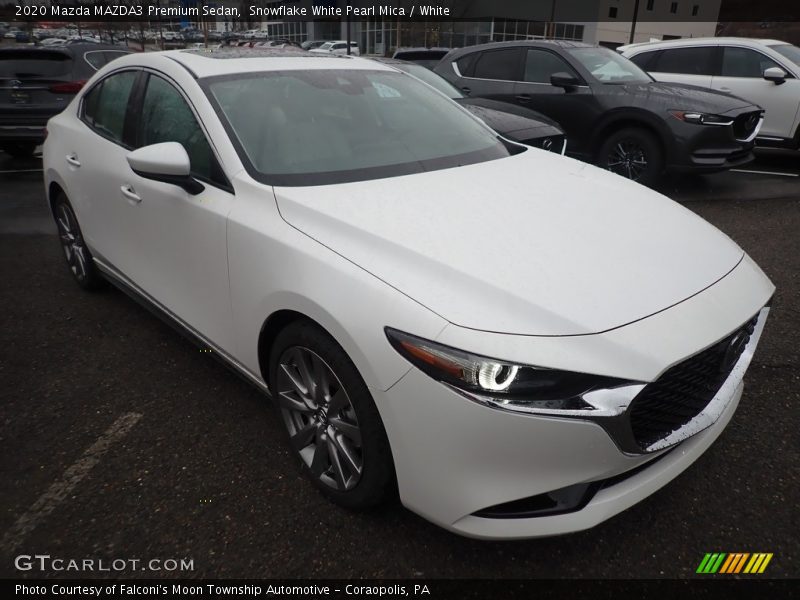 Snowflake White Pearl Mica / White 2020 Mazda MAZDA3 Premium Sedan