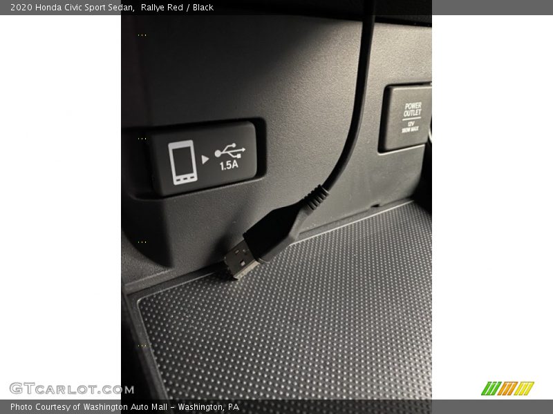 Rallye Red / Black 2020 Honda Civic Sport Sedan