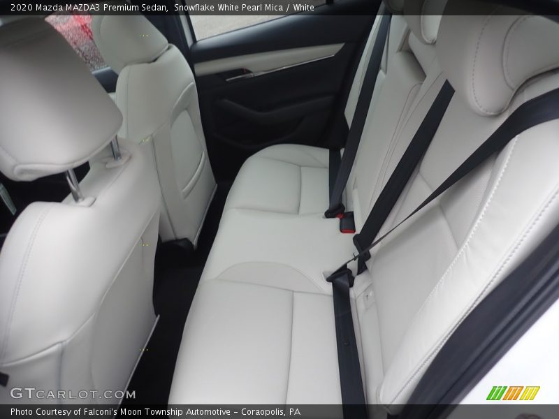 Snowflake White Pearl Mica / White 2020 Mazda MAZDA3 Premium Sedan