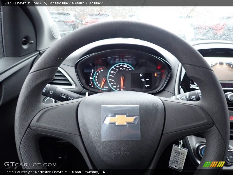 Mosaic Black Metallic / Jet Black 2020 Chevrolet Spark LS