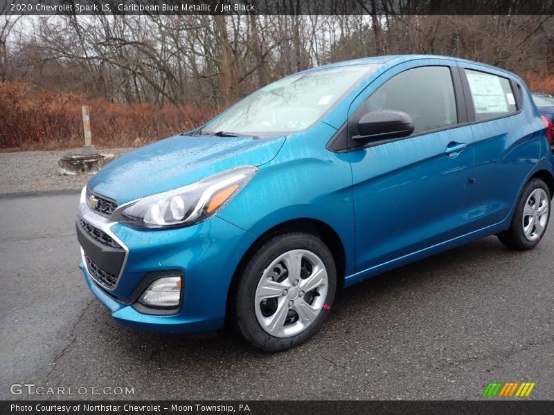 Caribbean Blue Metallic / Jet Black 2020 Chevrolet Spark LS