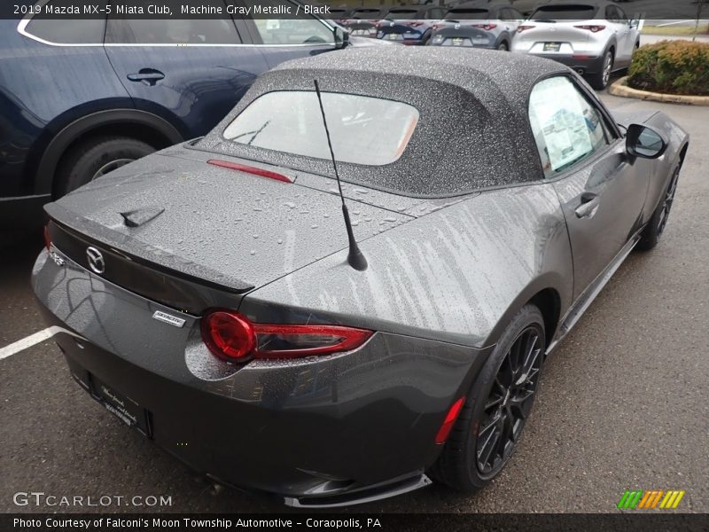Machine Gray Metallic / Black 2019 Mazda MX-5 Miata Club