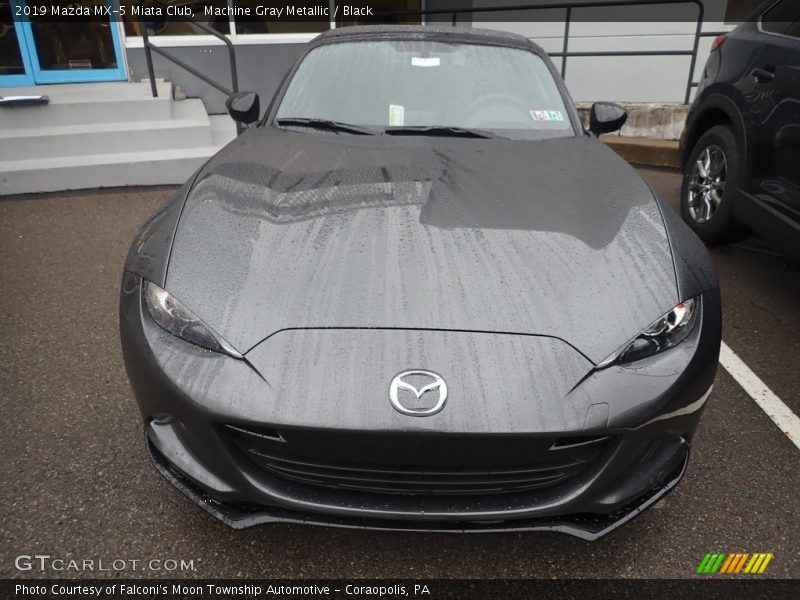 Machine Gray Metallic / Black 2019 Mazda MX-5 Miata Club