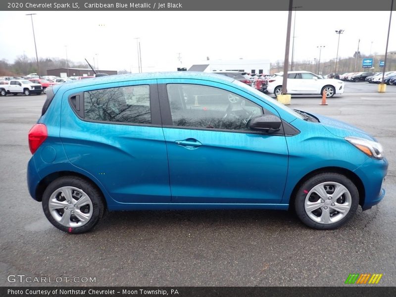 Caribbean Blue Metallic / Jet Black 2020 Chevrolet Spark LS