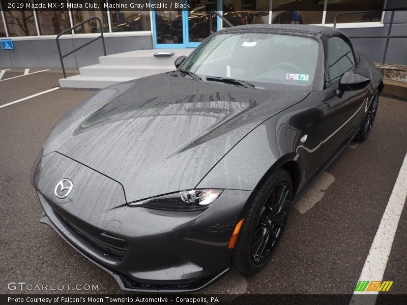 Machine Gray Metallic / Black 2019 Mazda MX-5 Miata Club
