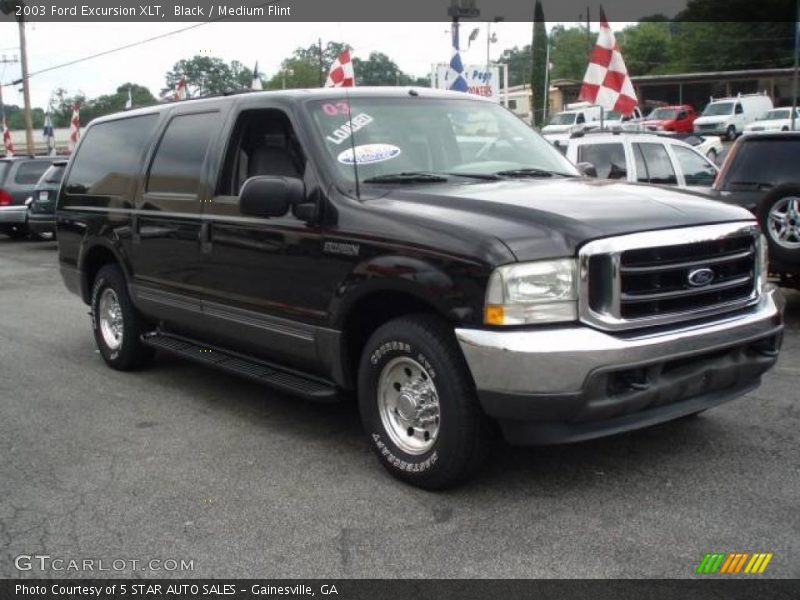 Black / Medium Flint 2003 Ford Excursion XLT