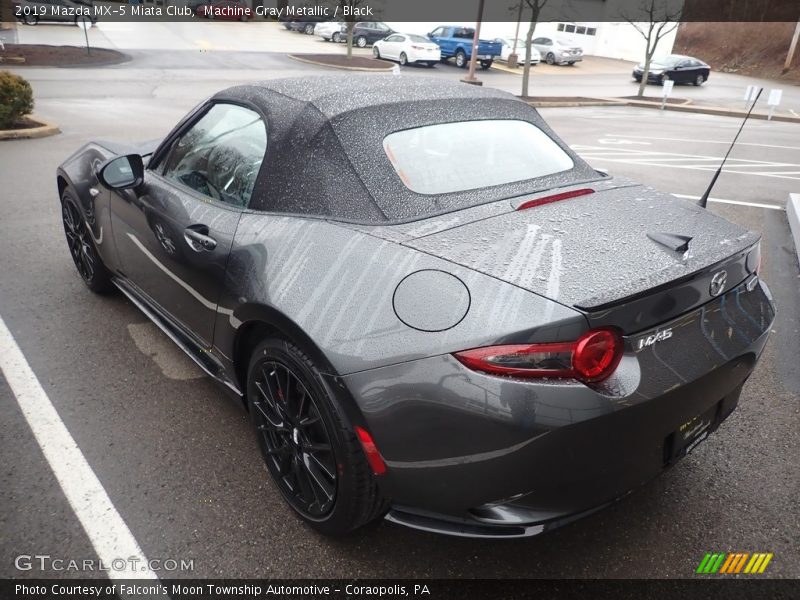 Machine Gray Metallic / Black 2019 Mazda MX-5 Miata Club