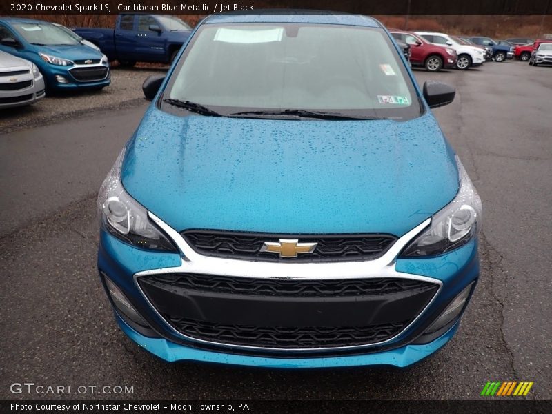 Caribbean Blue Metallic / Jet Black 2020 Chevrolet Spark LS