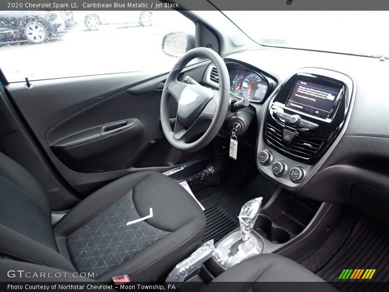 Caribbean Blue Metallic / Jet Black 2020 Chevrolet Spark LS