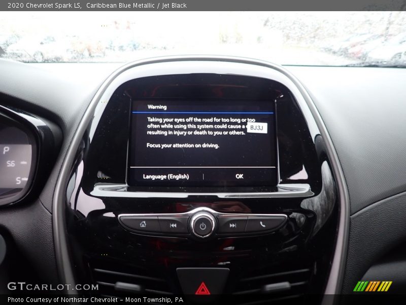 Caribbean Blue Metallic / Jet Black 2020 Chevrolet Spark LS